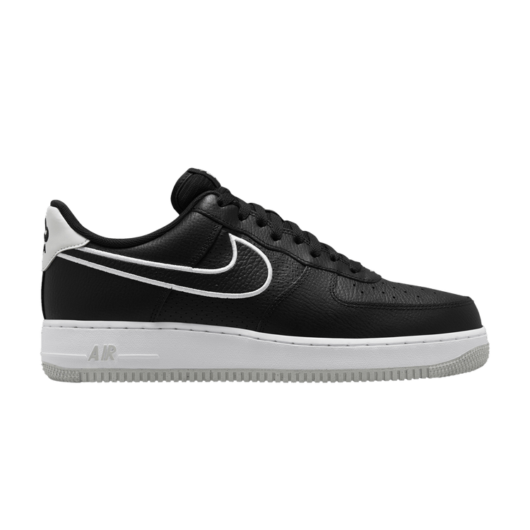 Achetez des Air Force 1 07 Embroidered Swoosh Black FJ4211 001 GOAT FR