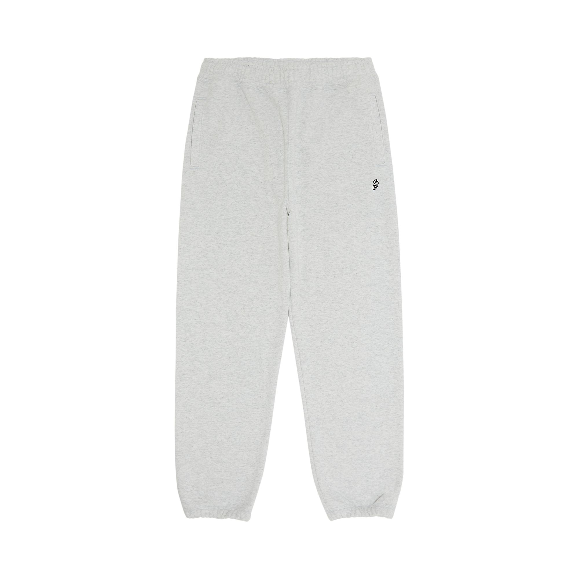 Pre-owned Stussy Swirl Appliqué Pant 'ash Heather' | Grey | Men's Size M
