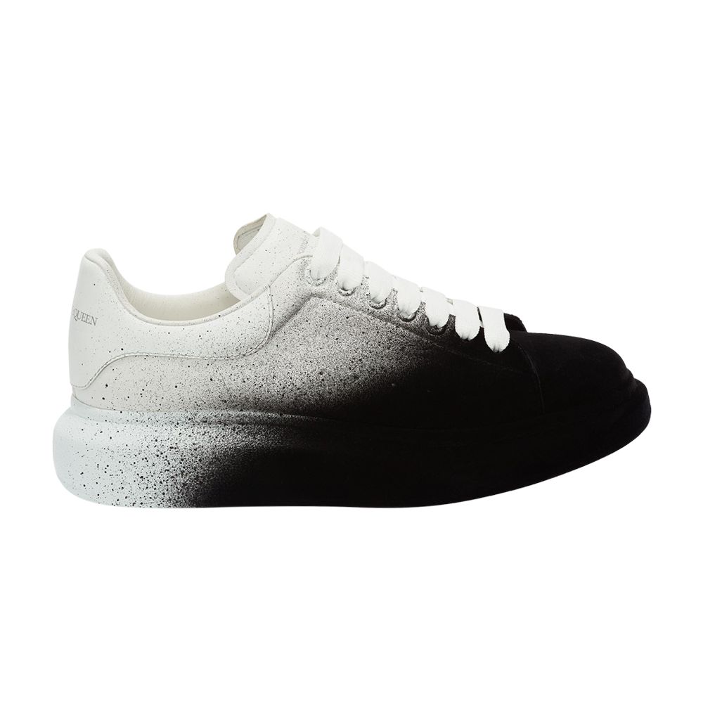 Pre-owned Alexander Mcqueen Oversized Sneaker 'white Black Spray' | Men's Size 41.5
