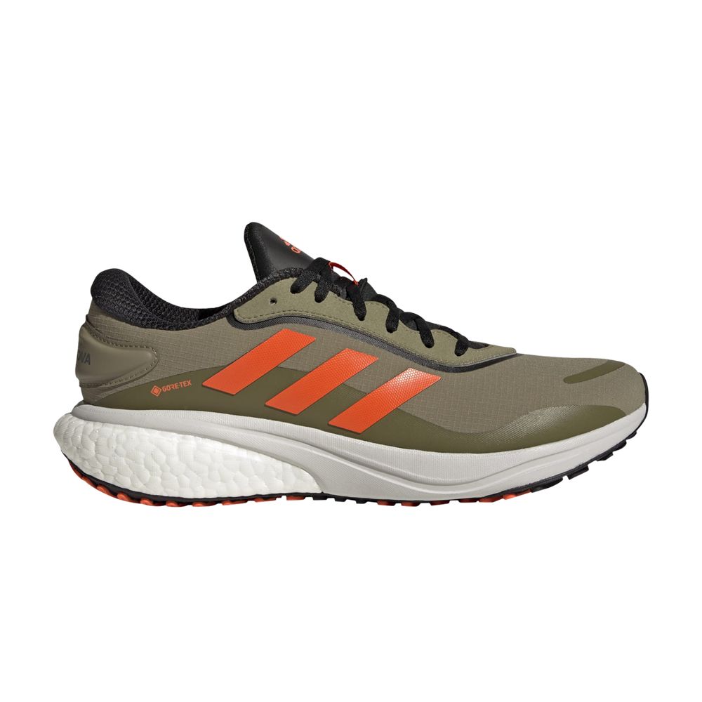 ADIDAS ORIGINALS SUPERNOVA GORE-TEX 'ORBIT GREEN IMPACT ORANGE'