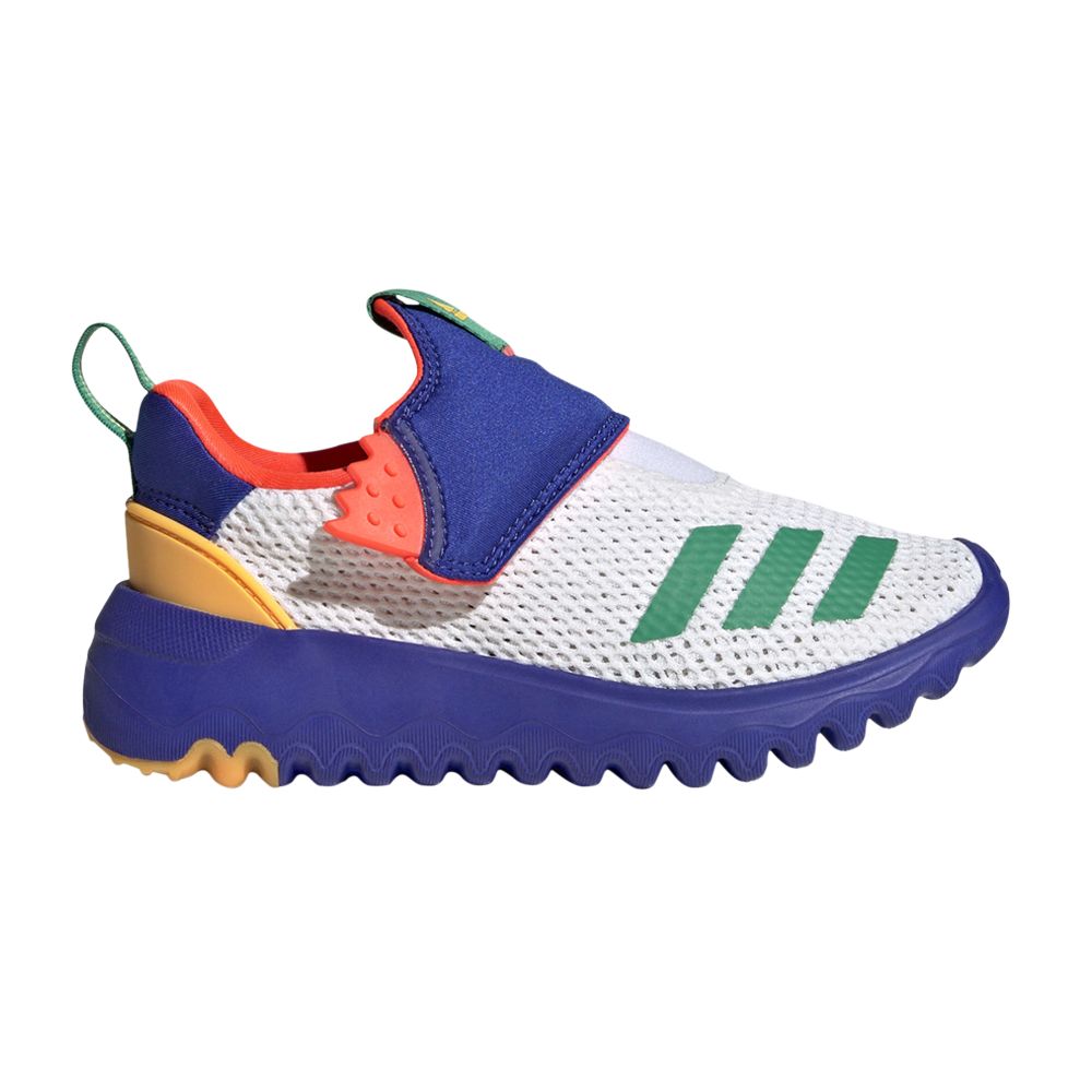 Pre-owned Adidas Originals Adidas Suru365 Slip-on J 'white Blue Green' | Kid's Size 13.5