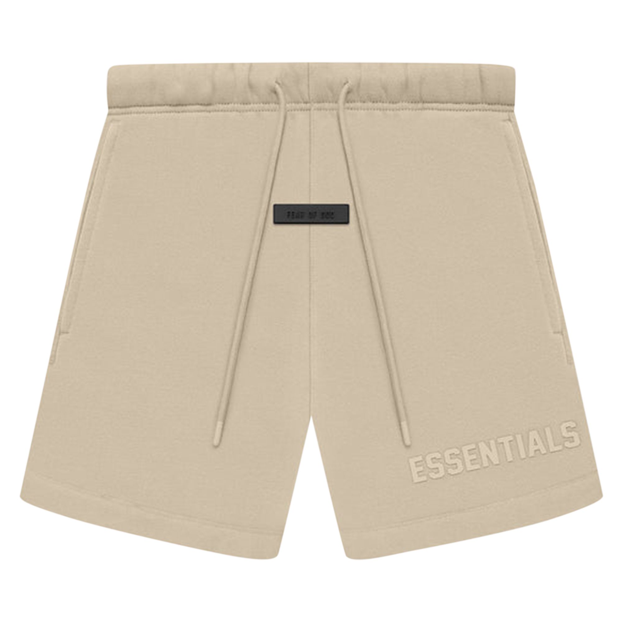 Pre-owned Essentials Fear Of God Sweatshort 'dusty Beige' In Tan
