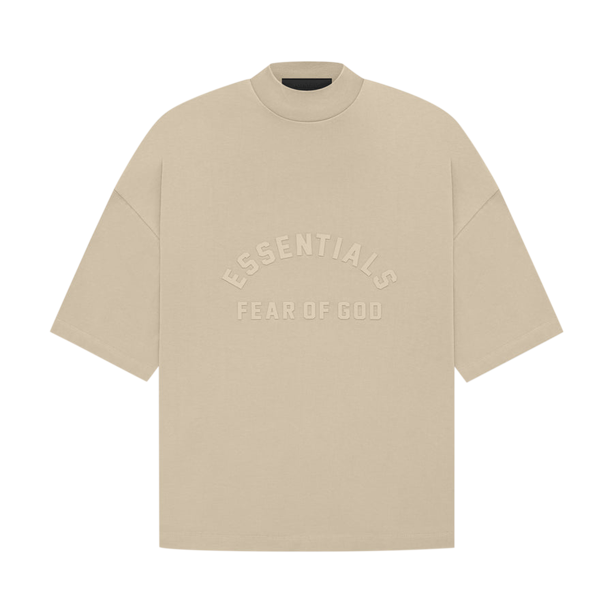 Pre-owned Essentials Fear Of God  Tee 'dusty Beige' In Tan