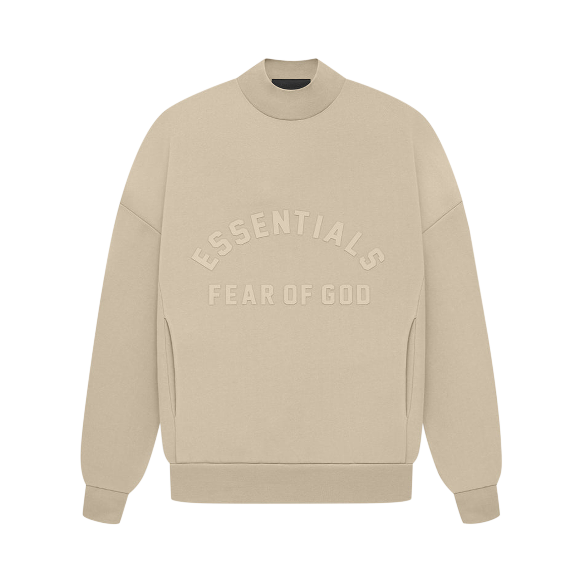 Pre-owned Essentials Fear Of God  Crewneck 'dusty Beige' In Tan