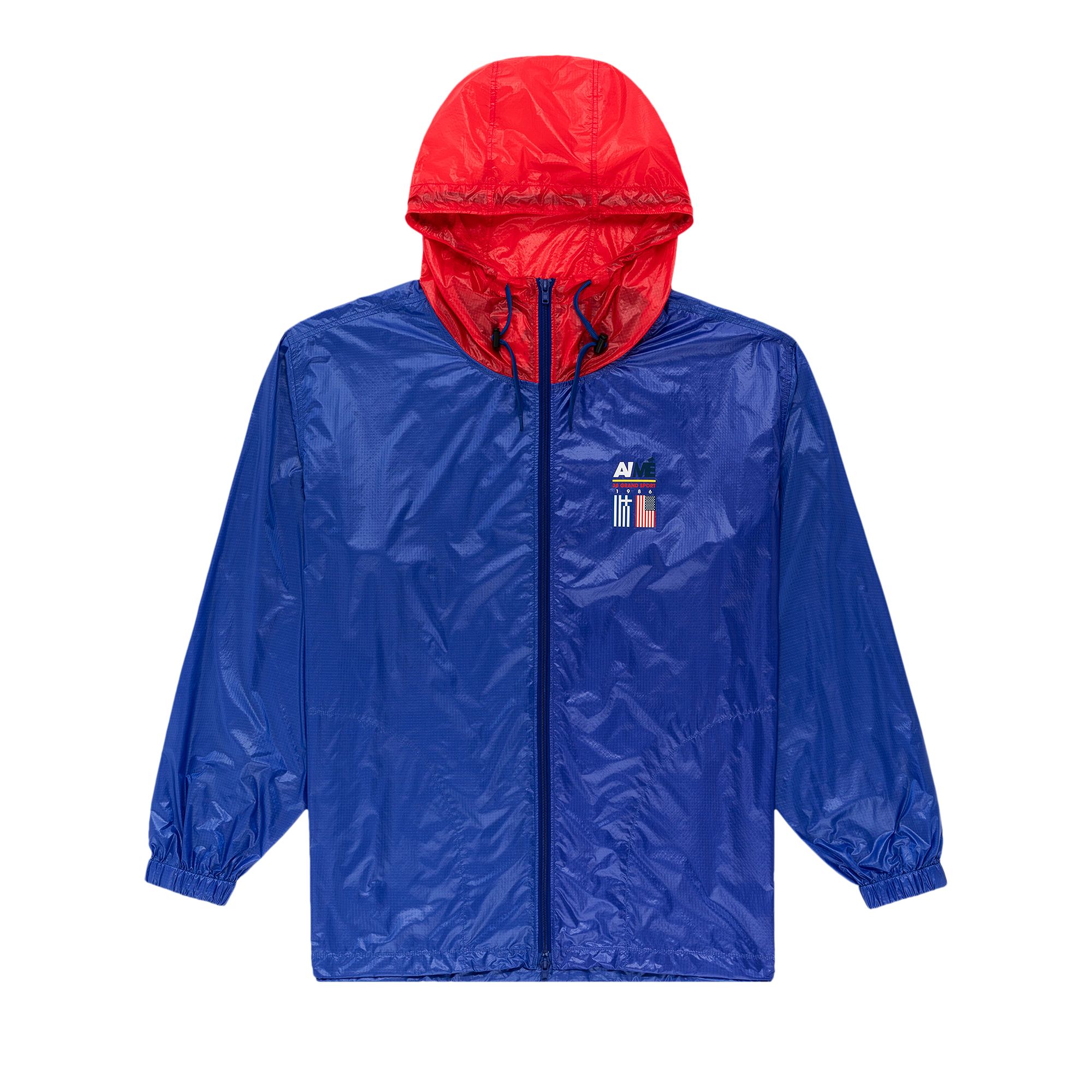 Pre-owned Aimé Leon Dore 38-gs Offshore Windbreaker 'royal Blue' | Multi-color | Men's Size Xl