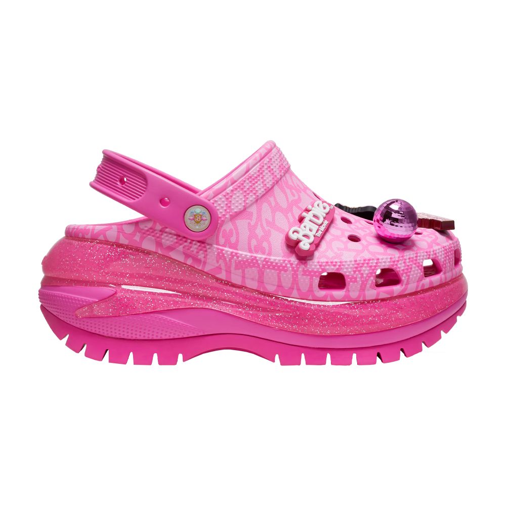 Pre-owned Crocs Barbie The Movie X Mega Crush Clog 'electric Pink'