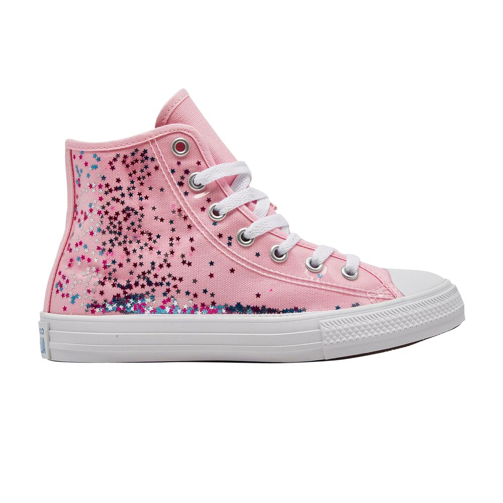 Pre-owned Converse Chuck Taylor All Star High Gs 'encapsulated Glitter' | Pink | Kid's Size 3
