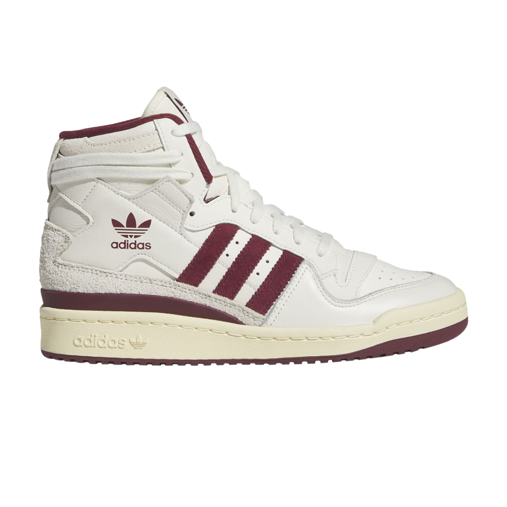Pre-owned Adidas Originals Wmns Forum 84 High 'shadow Red' In Cream