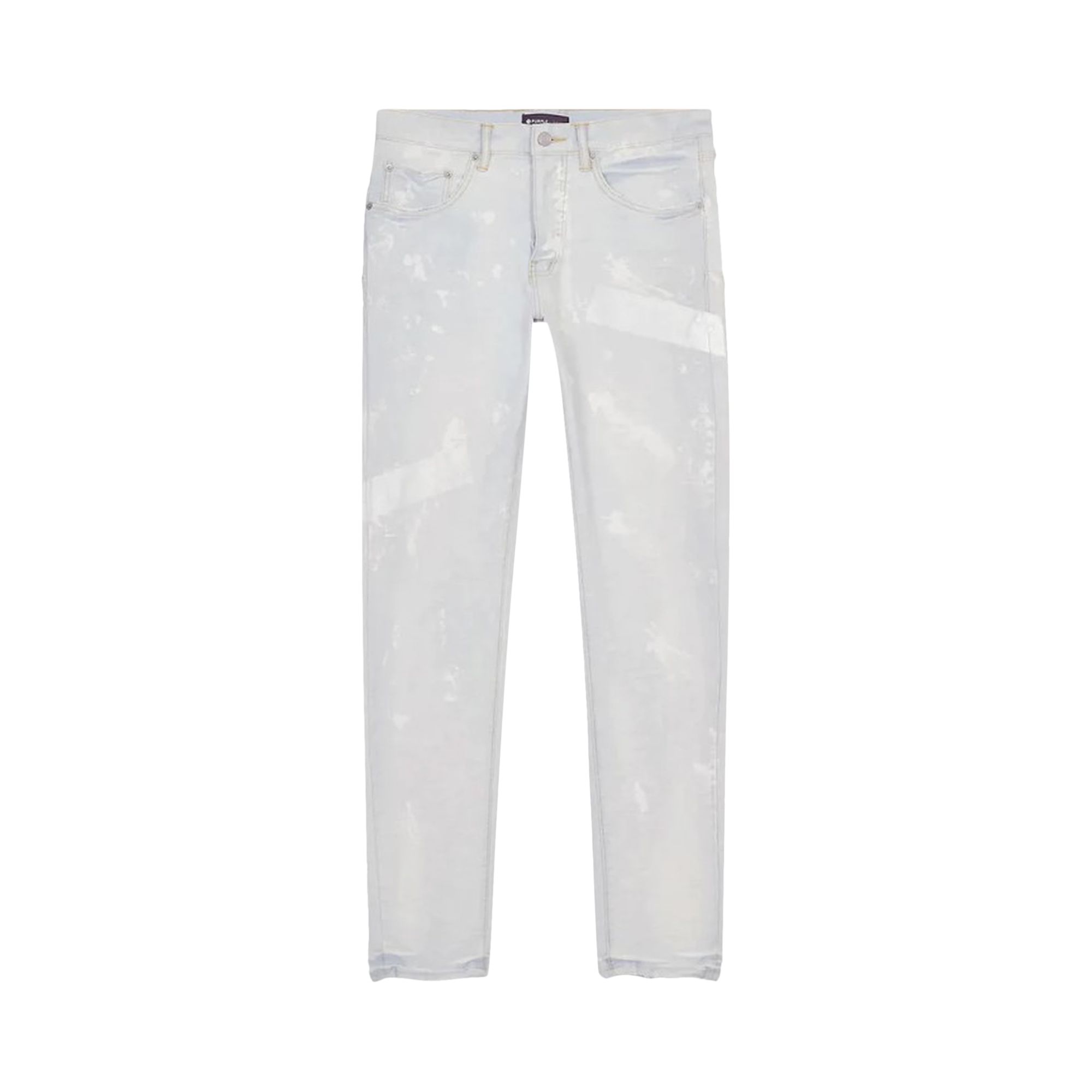 Pre-owned Purple Brand Sprayed Reflective Paint Skinny Jeans 'denim' In Blue