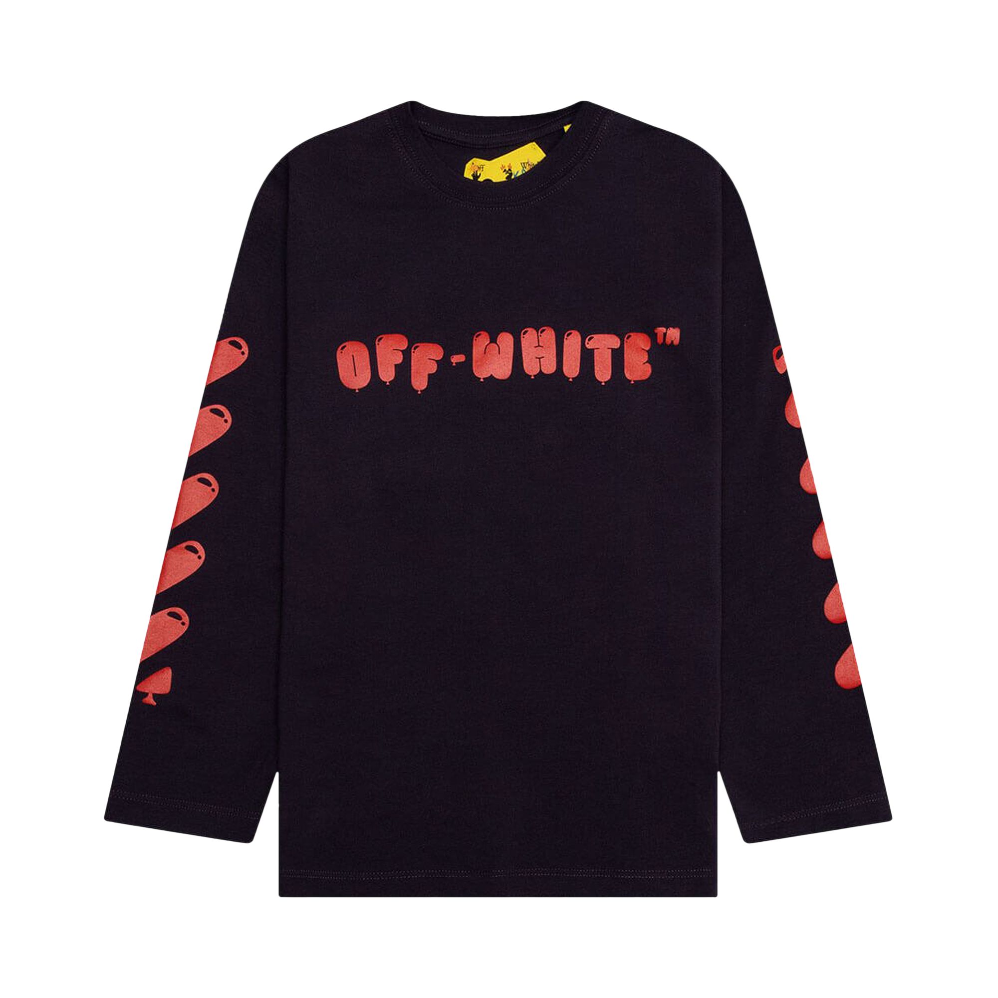 Pre-owned Off-white Balloons Long-sleeve Tee 'navy Blue' | Kid's Size 6