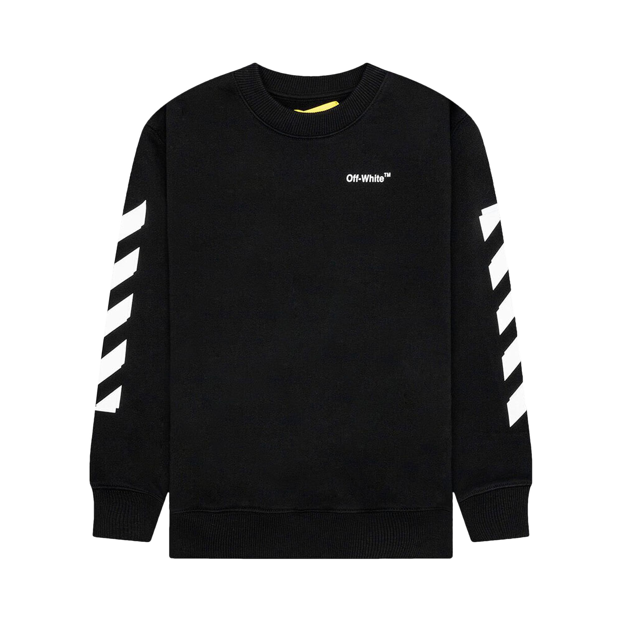 Pre-owned Off-white Rubber Arrow Crewneck 'black/white' | Kid's Size 6