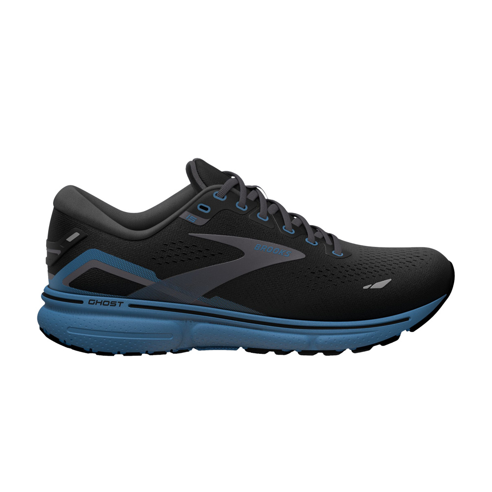 Pre-owned Brooks Ghost 15 'black Blue'