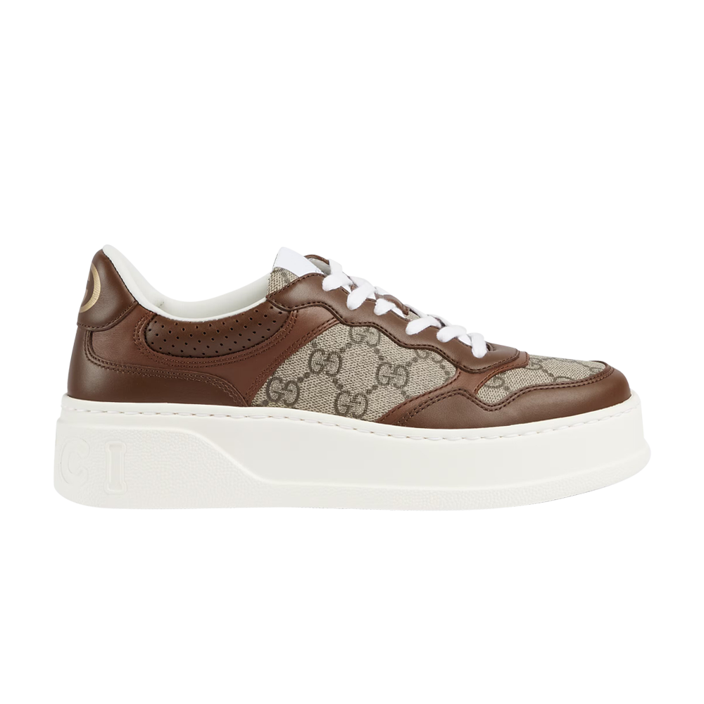 Pre-owned Gucci Wmns Gg Sneaker 'light Brown'