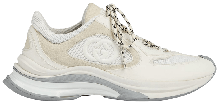 Gucci Wmns Run Sneaker 'White Suede'