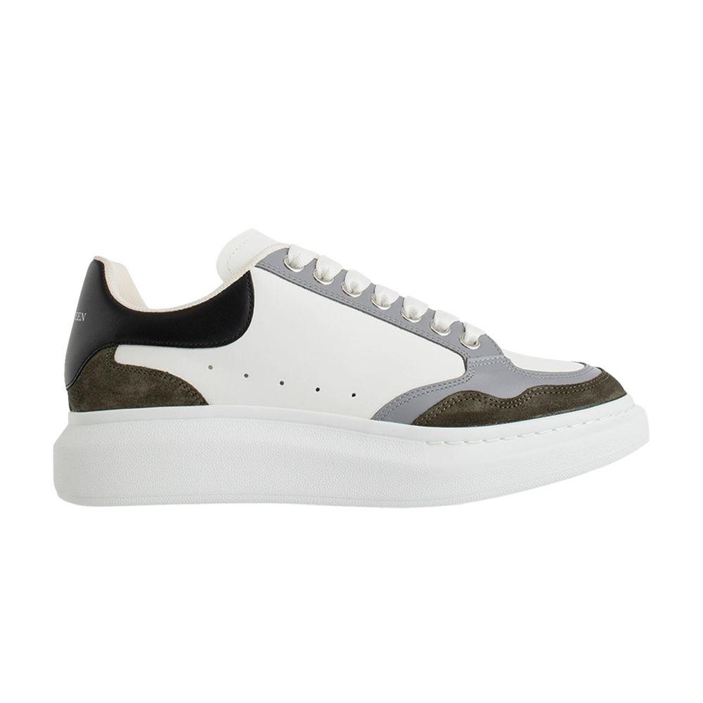 Pre-owned Alexander Mcqueen Oversized Sneaker 'white Khaki Grey' | Men's Size 42