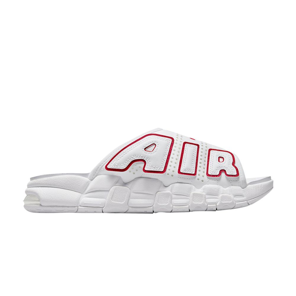 Air More Uptempo Slide 'White University Red' - FD9884-100