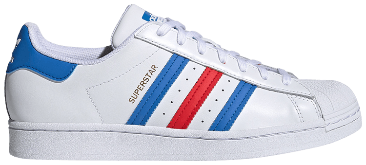 superstar white blue red