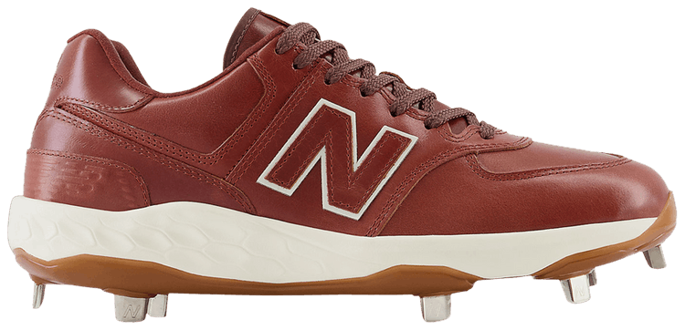 New balance 574 lux leather top