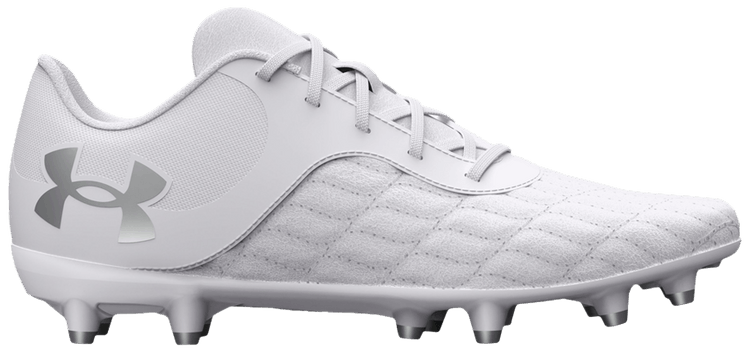 Under Armour Magnetico Select 3 FG GS White Metallic Silver