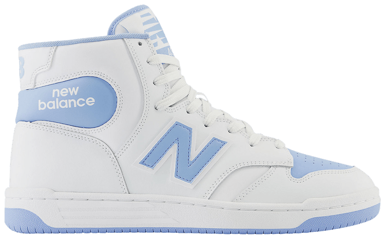 New Balance 480 High White Team Carolina