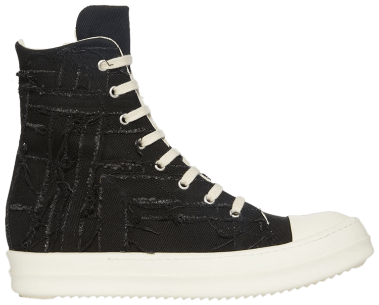 スニーカー RICK OWENS Women Sneakers RP02D3888LCOLVS 911 Black Buy Rick Owens Wmns DRKSHDW Luxor Slashed High 'Black Milk