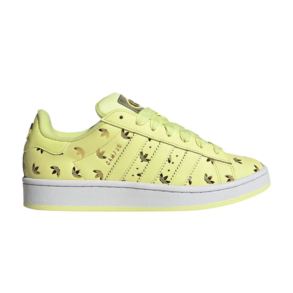 Pre-owned Adidas Originals Wmns Campus 00s 'allover Debossed Trefoils - Pulse Yellow'