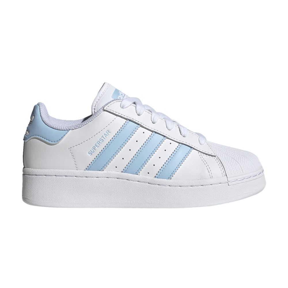 Pre-owned Adidas Originals Wmns Superstar Xlg 'white Clear Sky'