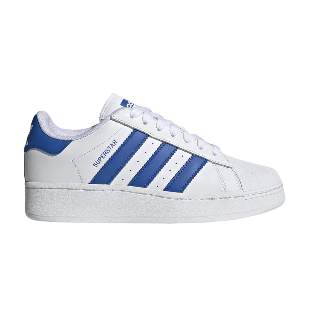 Pre-owned Adidas Originals Superstar Xlg 'white Blue'