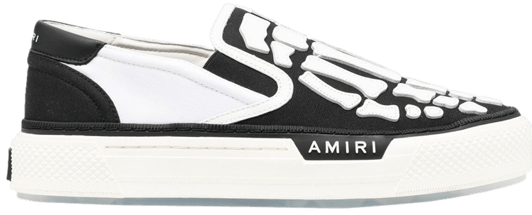 Buy Amiri Skel Top Slip-On 'Black White' - PF23MFS021 111 | GOAT