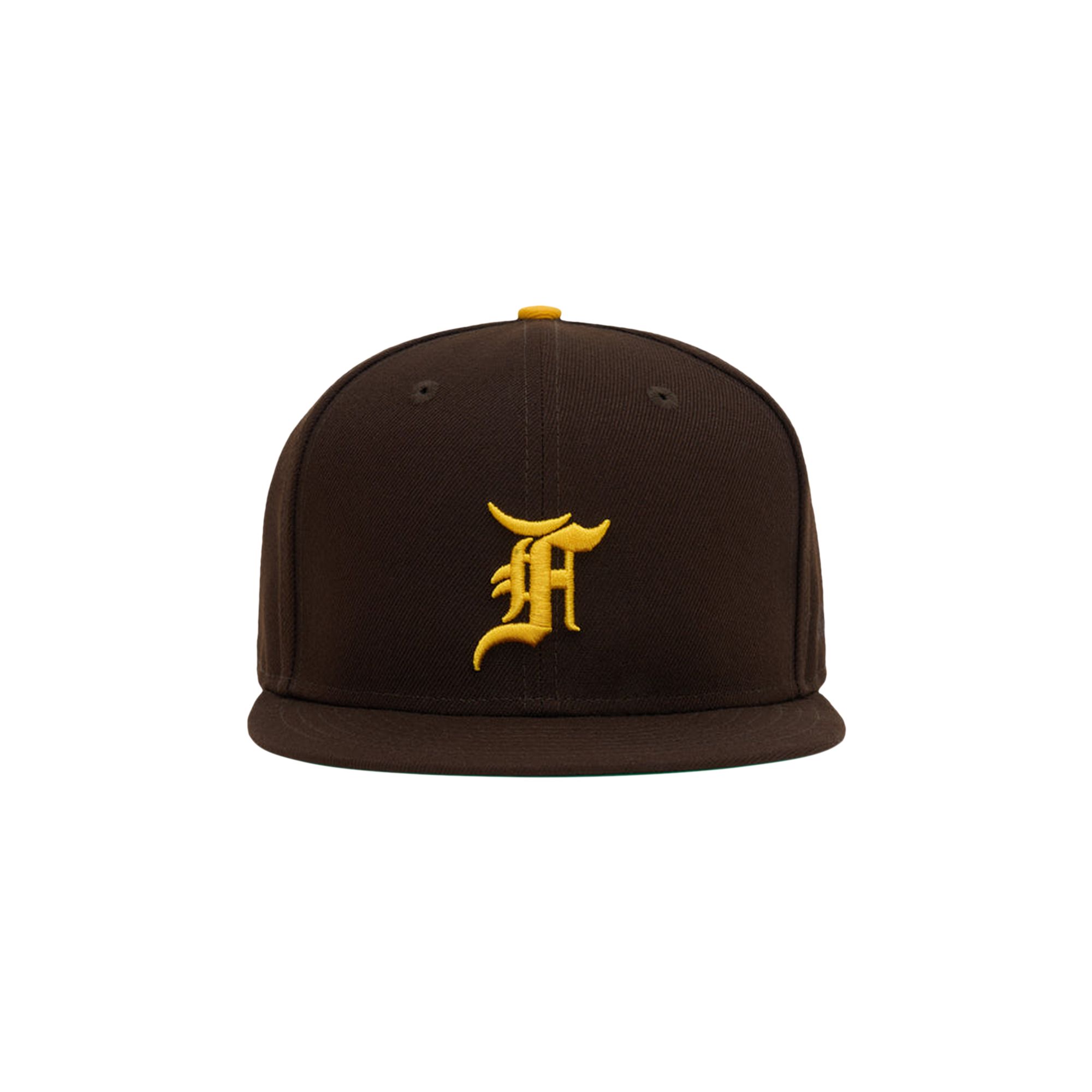 Pre-owned Essentials Fear Of God  59fifty Cap 'san Diego Padres' In Brown