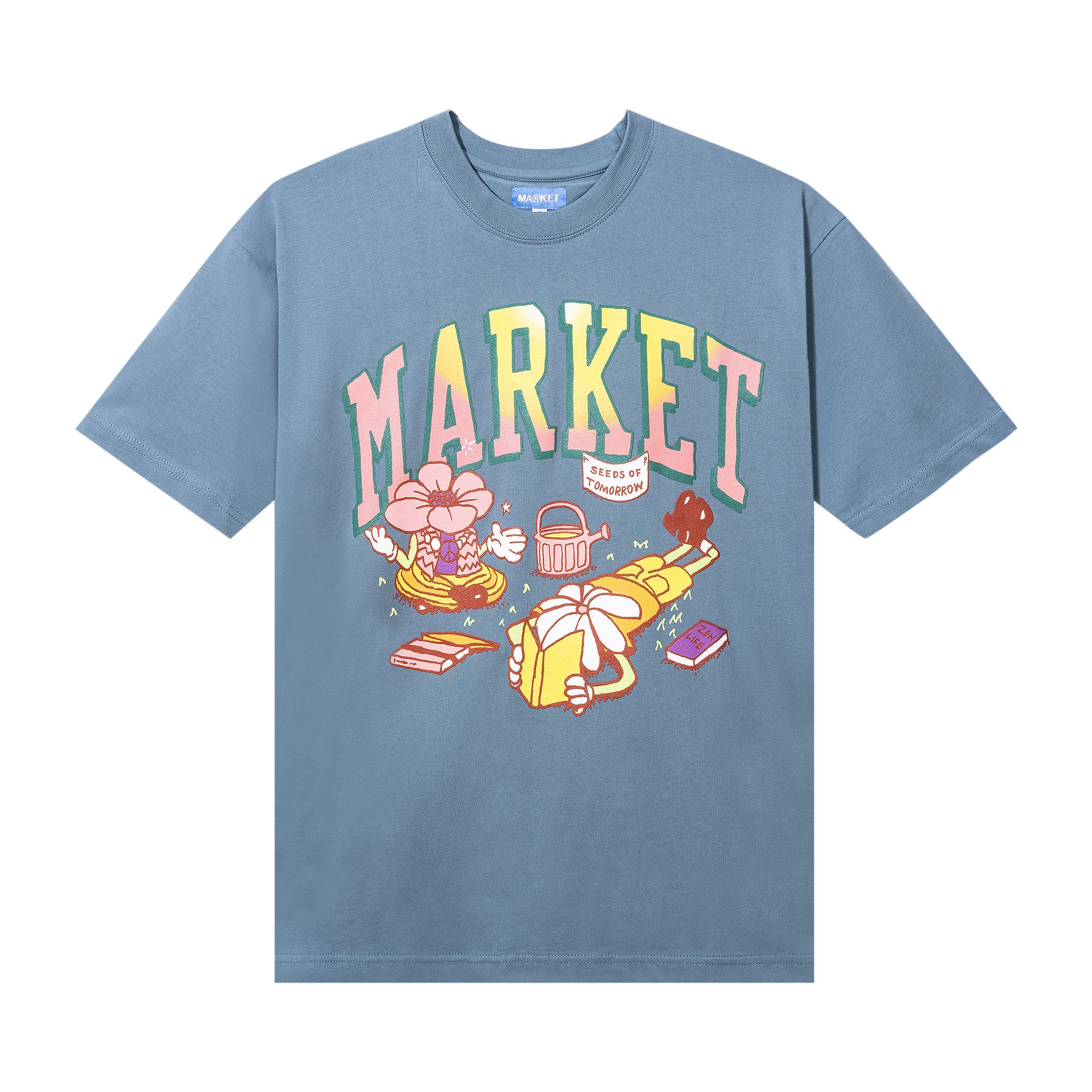 Pre-owned Market Seeds Of Tomorrow T-shirt 'diver' In Blue