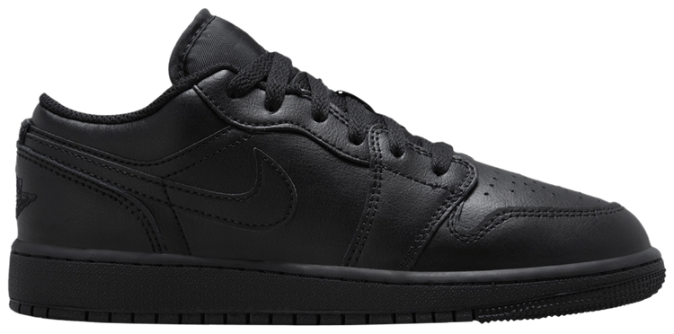 Air Jordan 1 Low GS Triple Black 2022
