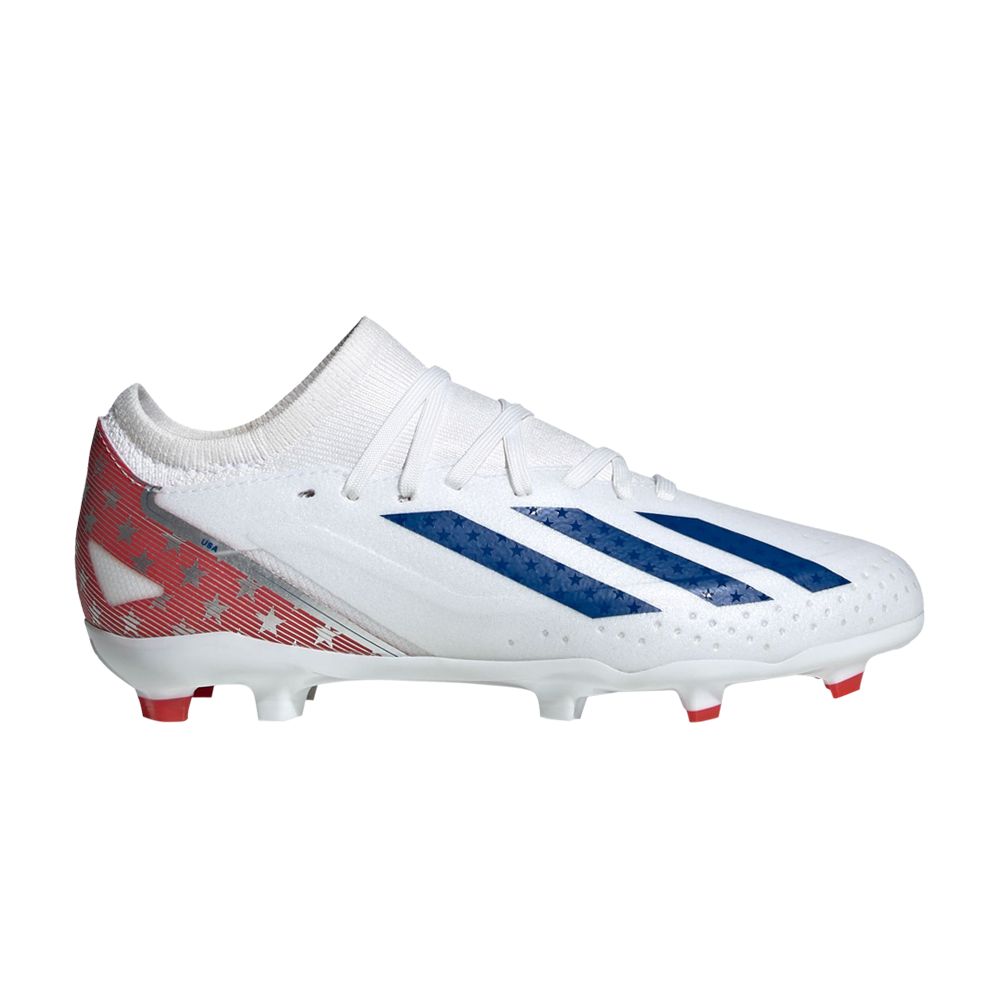 adidas X Crazyfast.3 FG J 'USA' | White | Kid's Size 5