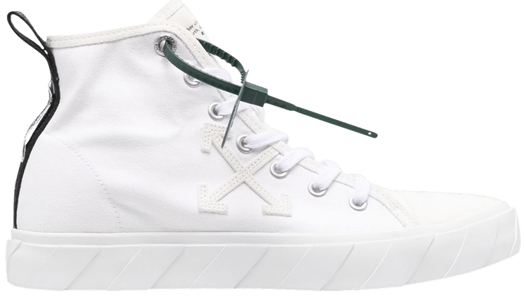 Off White Vulc Sneaker Mid White