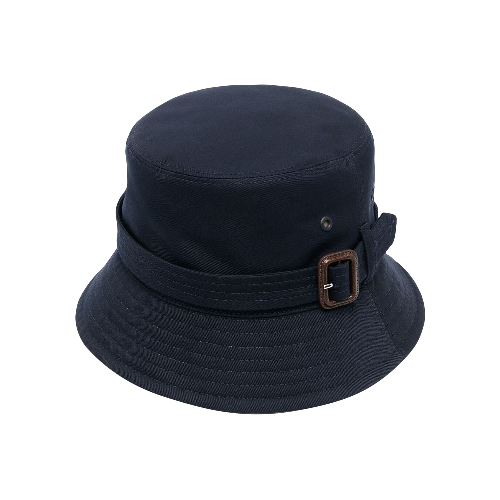 Pre-owned Burberry Heritage Bucket Hat 'coal Blue'