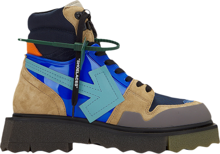Off-White Hiking Sponge Sneakerboot 'Army Green Turquoise'
