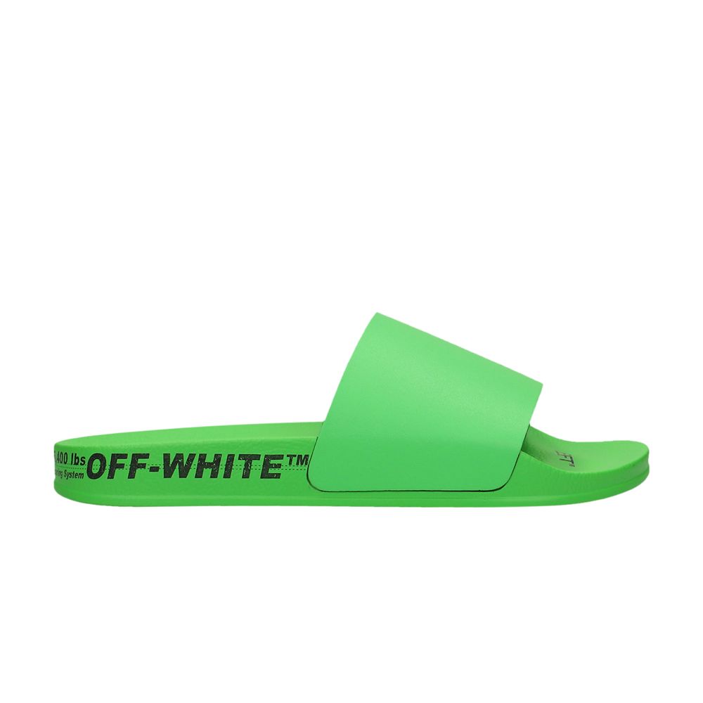 Off-White Off-White Industrial Belt Sliders 'Green' | Men's Size 41