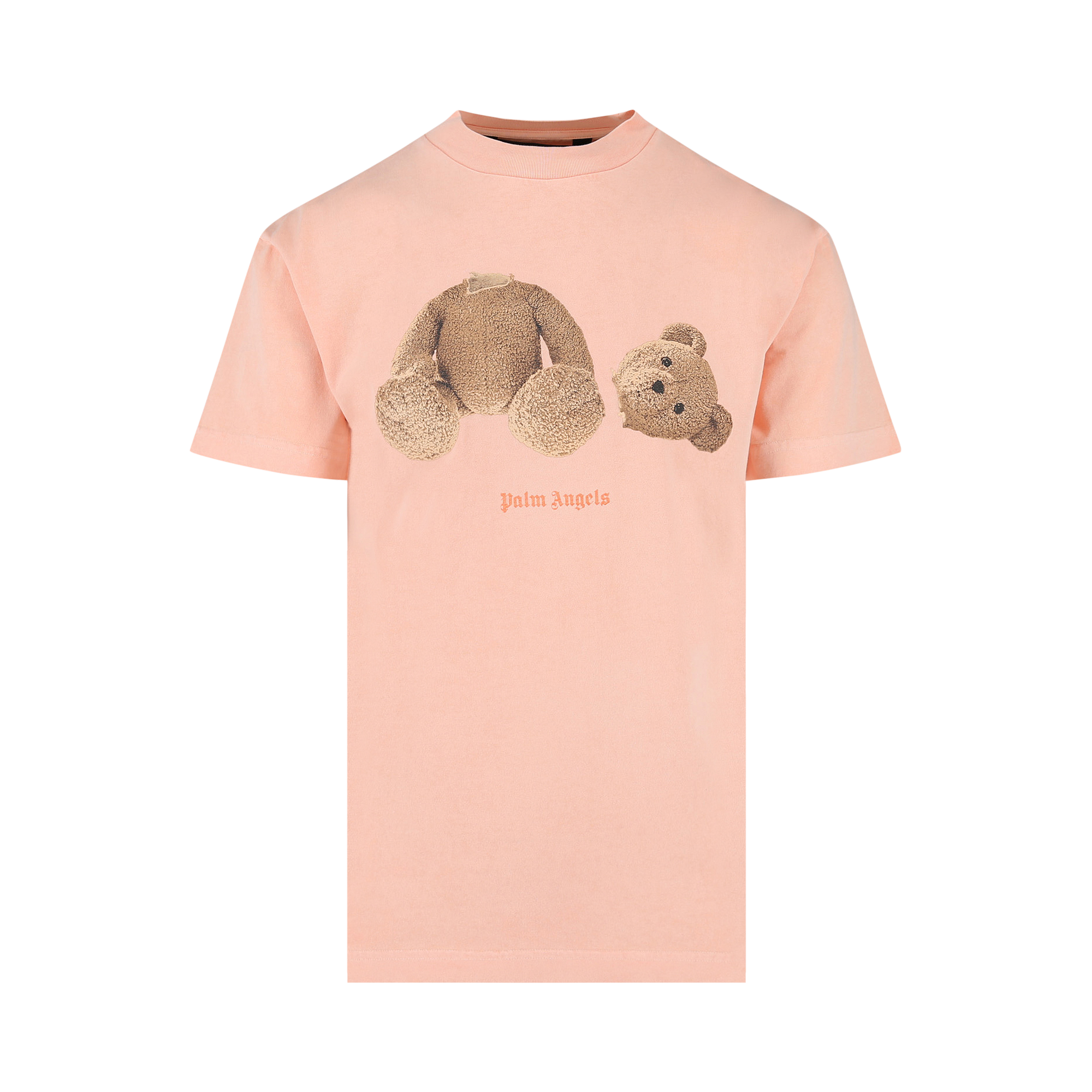 Pre-owned Palm Angels Bear Classic Tee 'salmon Fluorescent' In Orange