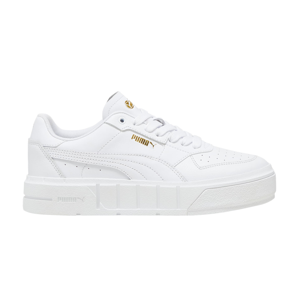 Pre-owned Puma Wmns Cali Court Leather 'triple White'