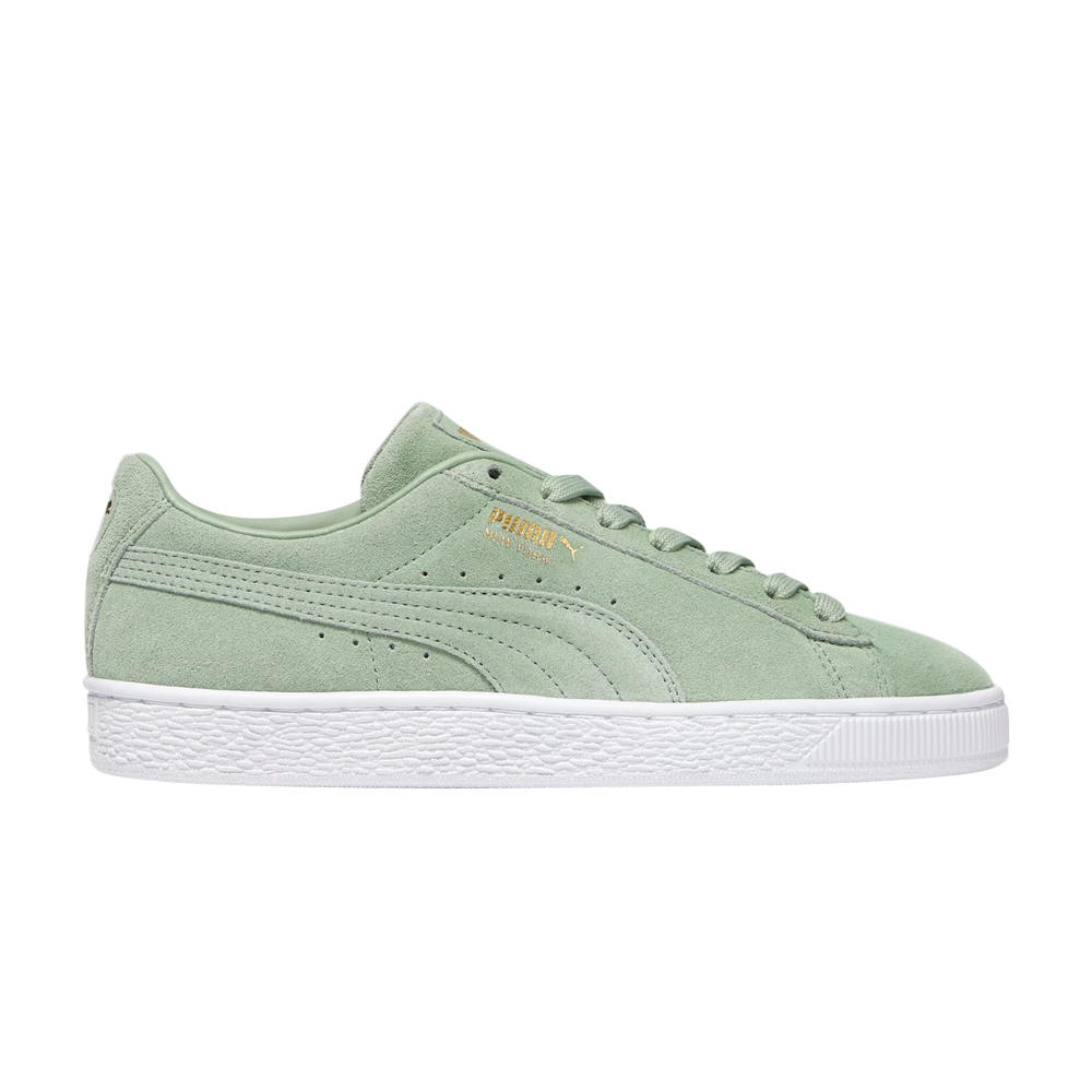 Pre-owned Puma Wmns Suede 'nyc' In Green