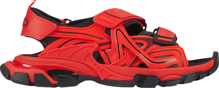 Balenciaga Track Sandal 'Red Black'