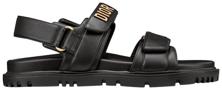 Dior Wmns Dioract Sandal 'Black Gold'