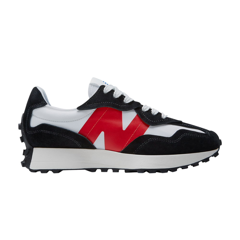 Pre-owned New Balance 327 'black White Red'