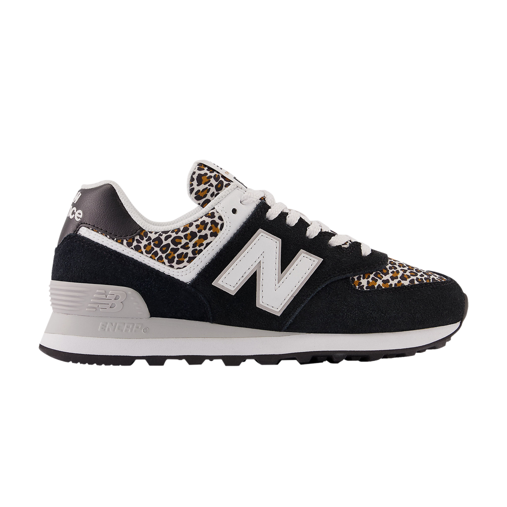 Pre-owned New Balance Wmns 574 'leopard' In Black