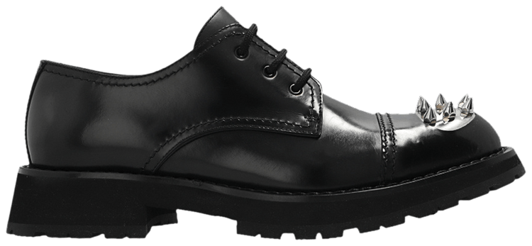 Buy Alexander McQueen Punk Stud Derby 'Black' - 705083 WIC63 Buy Alexander McQueen Punk Stud Derby 'Black' - 705083 WIC63