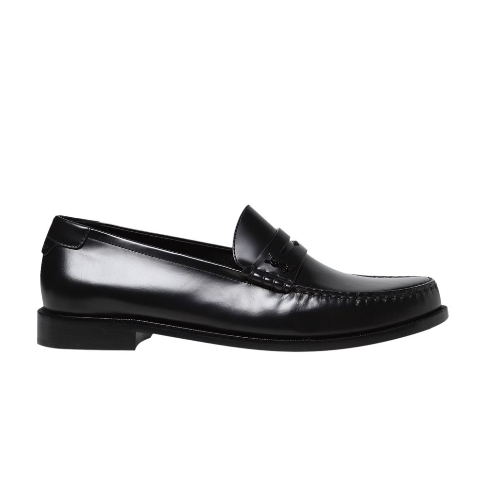Pre-owned Saint Laurent Le Loafer Slip-on Flat 'black' | Men's Size 41