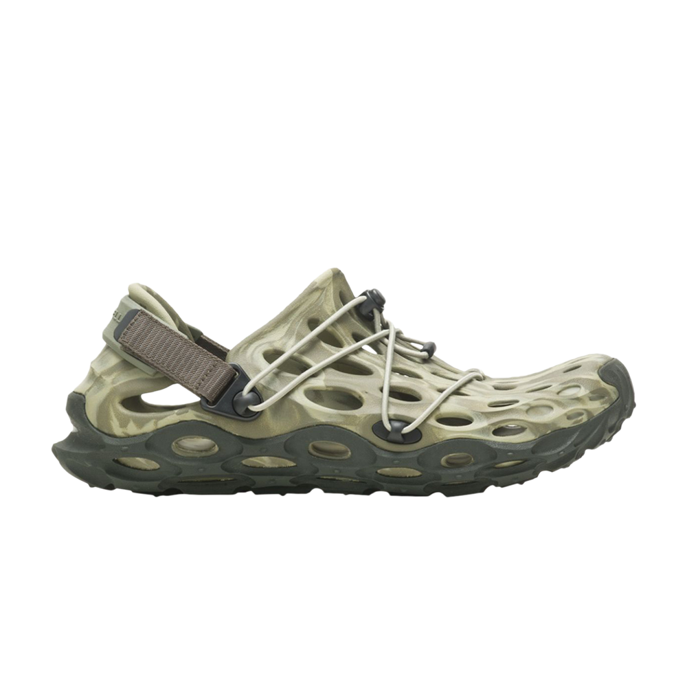 Pre-owned Merrell Hydro Moc At Cage 1trl 'olive' In Green