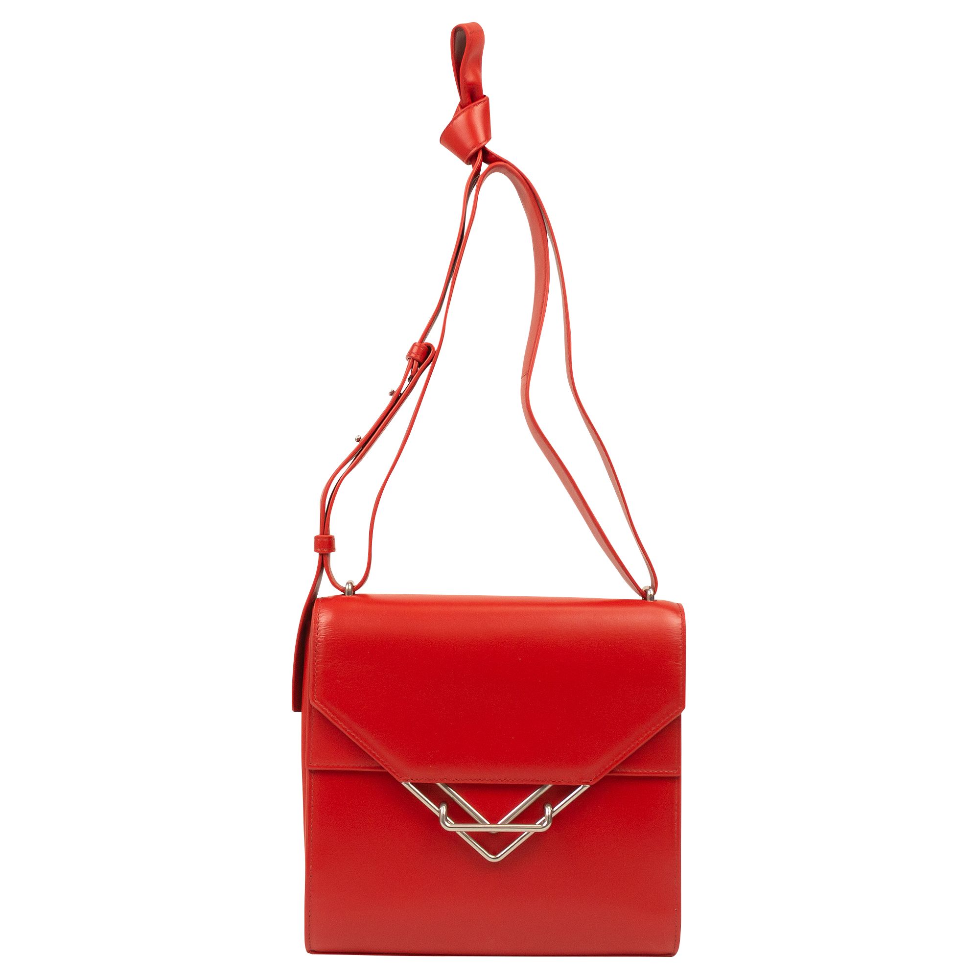 BOTTEGA VENETA BOTTEGA VENETA CHILI CLIP SHOULDER BAG 'RED'