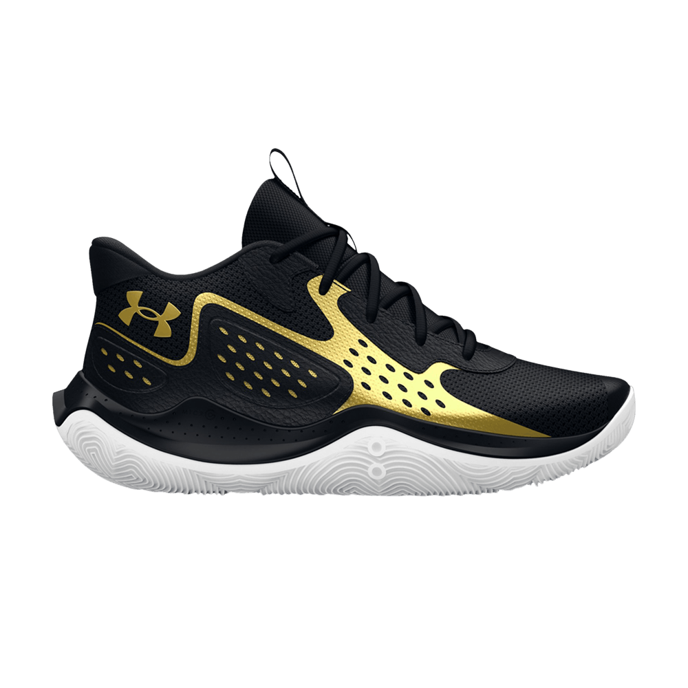 under armour black and gold basketball shoes