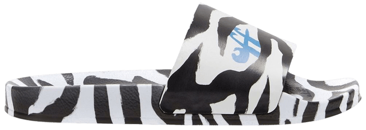 Off White Wmns Pool Sliders Zebra